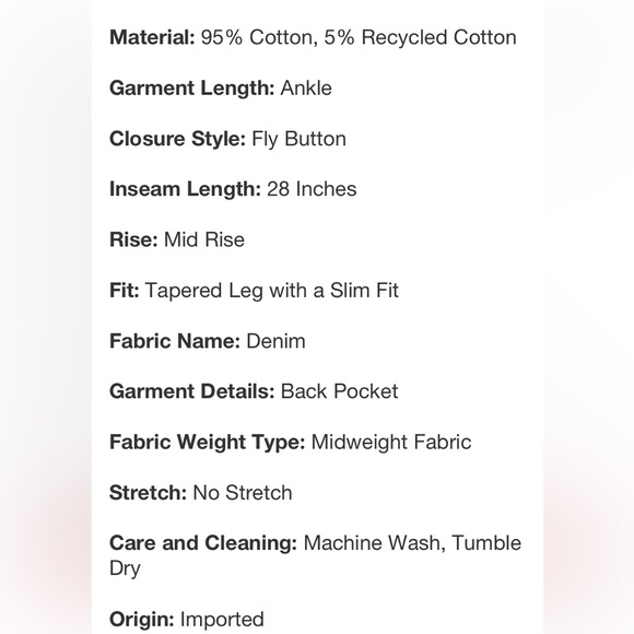 KBB by KAHLANA Women's Mid-Rise
Tapered Leg 'The Dylan Jean' - Light Wash new 🆕 - Picture 5 of 6